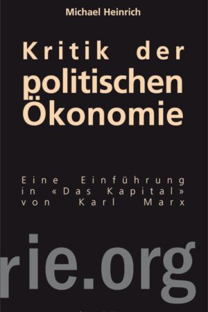 Kritik der politischen Ökonomie