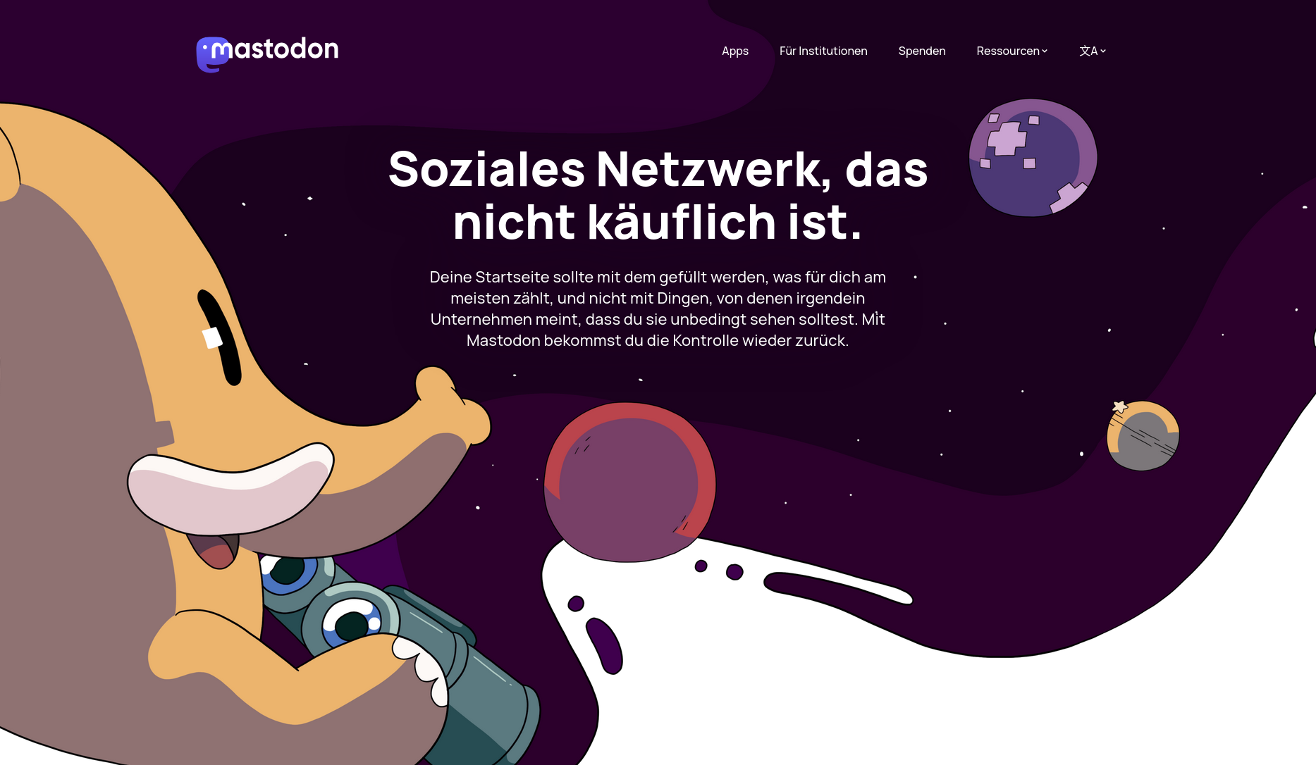 Schmetterling goes Mastodon